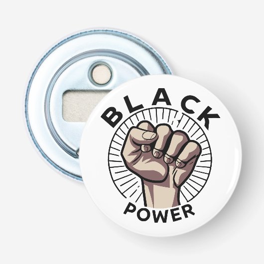 Décapsuleur Afrocentrique Black Power (Devant)