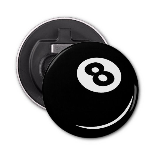 Décapsuleur Aimant frigo à huit boules noir (Devant)