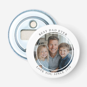 Décapsuleur Aimant photo Best papa Ever