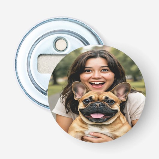 Décapsuleur Ajouter une photo de Bouledogue Français Personnal (Devant)
