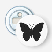 Décapsuleur Amant papillon noir et blanc (Devant)