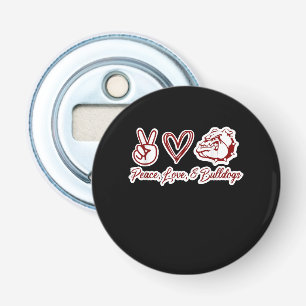 Décapsuleur Amateurs de Bulldog Bulldog Peace Love Bulldog P