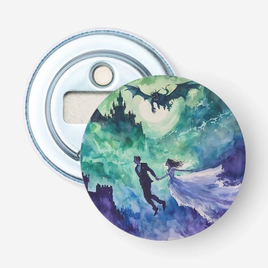 Décapsuleur Amateurs de vol - Peinture aquarelle (Devant)