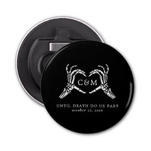 Décapsuleur Amateurs jusqu'à la mort Skeletons & Mariage Rose