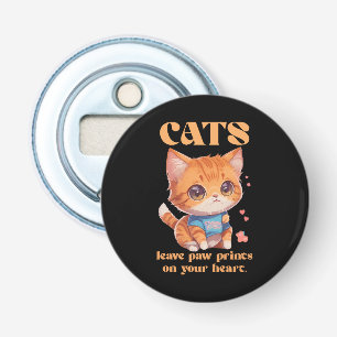 Décapsuleur amour de chat mignon