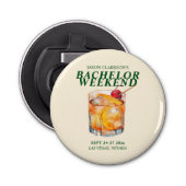 Décapsuleur Ancien Cocktail Bachelor Week-end (Devant)