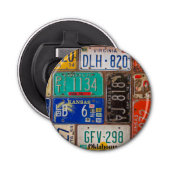 Décapsuleur Ancienne collection de plaques de licence (Devant)