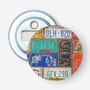 Décapsuleur Ancienne collection de plaques de licence