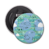 Décapsuleur Animaux mignons jouant avec de l'eau 3 (Devant)