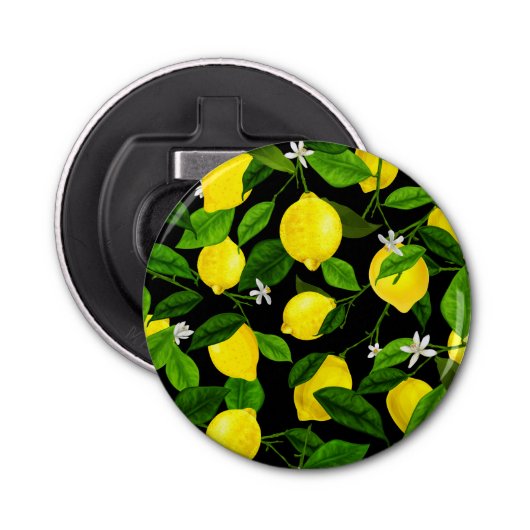 Décapsuleur Aquarelle Citron 2 (Devant)