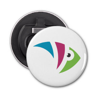 Décapsuleur aquarium coloré dessin d'illustration poisson