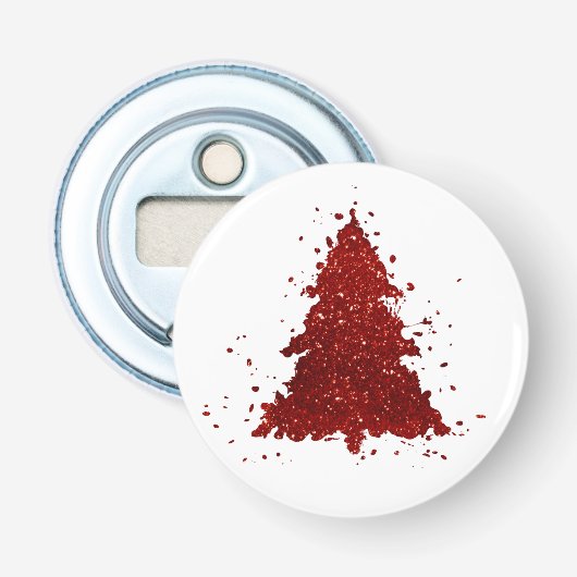 Décapsuleur Arbre de Noël classique | Festive Rich Crimson Rou (Devant)