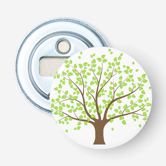 Décapsuleur Arbre verte d'été (Devant)