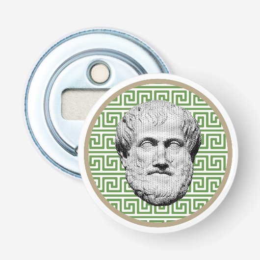 Décapsuleur Aristote philosophe grec (Devant)