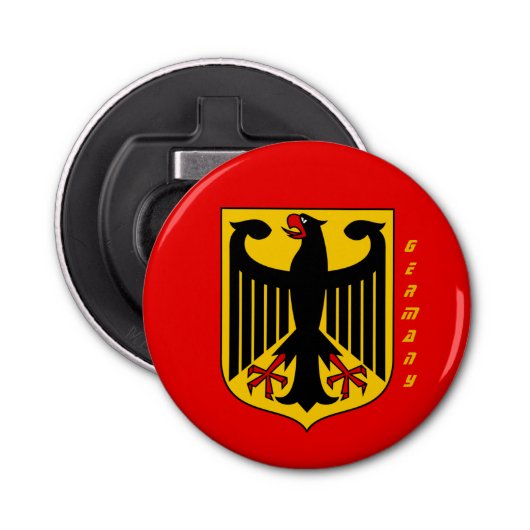 Décapsuleur Armoiries allemandes, Allemagne Ouvrage de bouteil (Devant)