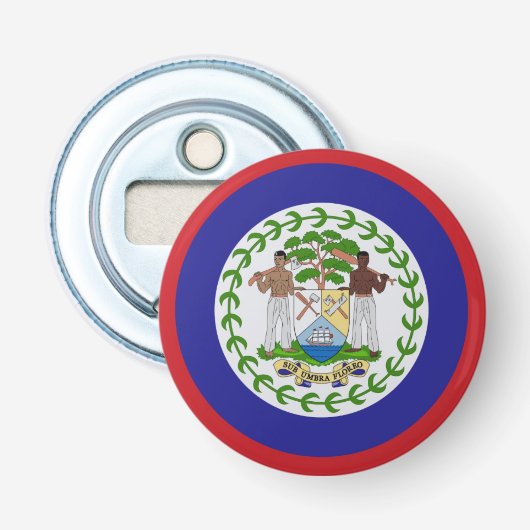Décapsuleur Armoiries du drapeau du Belize (Devant)