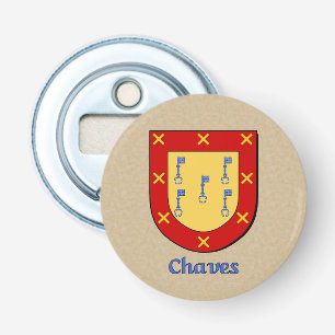 Décapsuleur Armoiries héraldiques de Chaves sur le modèle de p