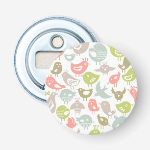 Décapsuleur arrière - plan avec l'ornement coloré d'oiseaux