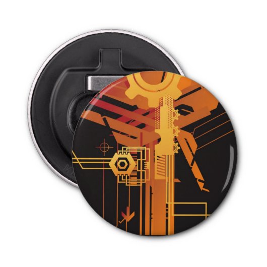 Décapsuleur Arrière - plan tramé technique (Devant)