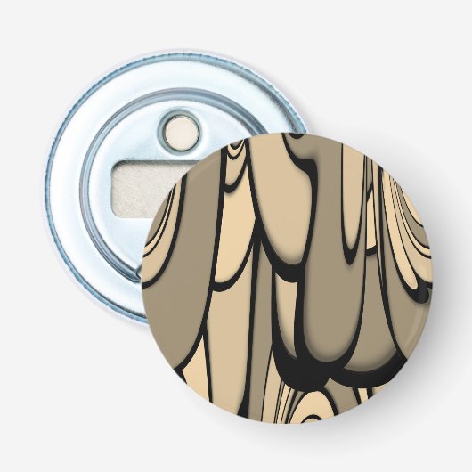 Décapsuleur Art Moderne Fondre des teintes Brown (Devant)