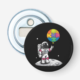 Décapsuleur Astronaute Autiste Ballon Espace Sensibilisation à
