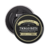 Décapsuleur Au-dessus de la colline Anniversaire Rustique cade (Devant)