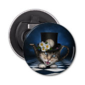 Décapsuleur Awesome Mad Hatter Teapot Chat Conception Whimsica (Devant)