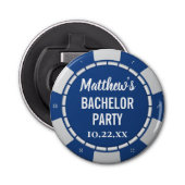 Décapsuleur Bachelor Party Jeu Poker Chip (Devant)