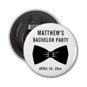 Décapsuleur Bachelor Party Tuxedo Bow Cravate Mariage Faveur (Devant)