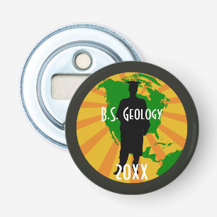 Décapsuleur Badge de diplômé en géologie (Homme)