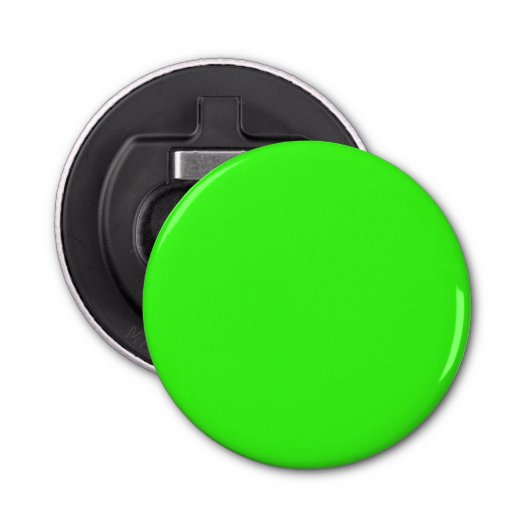 Décapsuleur Badge d'ouverture de bouteille verte Neon - Person (Devant)