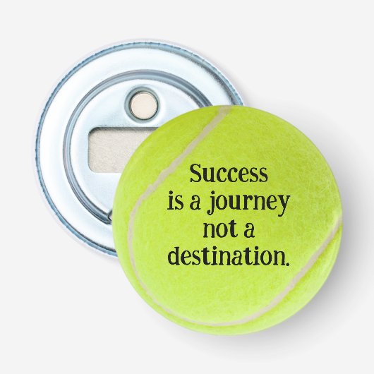 Décapsuleur Bal de tennis avec citation (Devant)