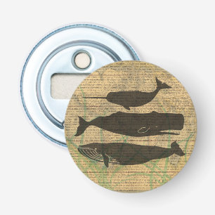 Décapsuleur Baleine antique Vie marine