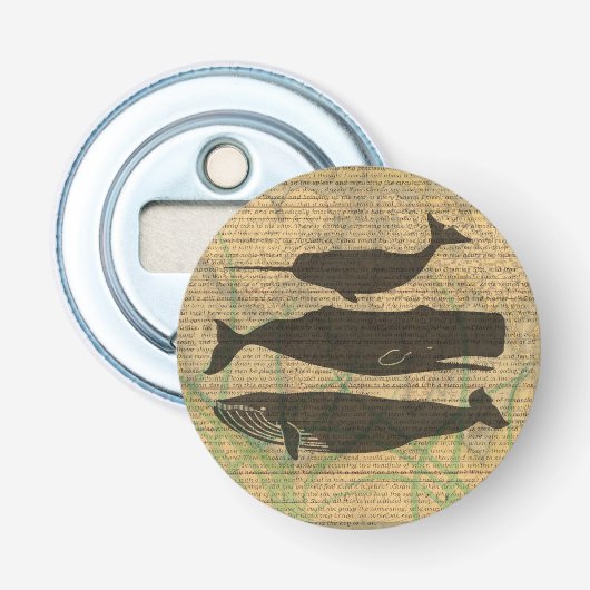 Décapsuleur Baleine antique Vie marine (Devant)