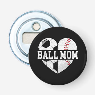 Décapsuleur Ball Maman Chemise Coeur Funny Baseball Soccer Mam
