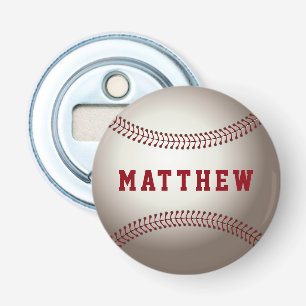 Décapsuleur Baseball Sports Nom personnalisé Imprimer