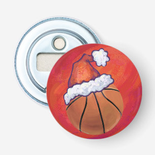 Décapsuleur Basket-ball à Santa Hat