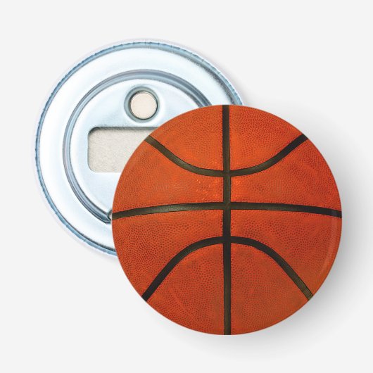Décapsuleur Basket-ball orange usé (Devant)