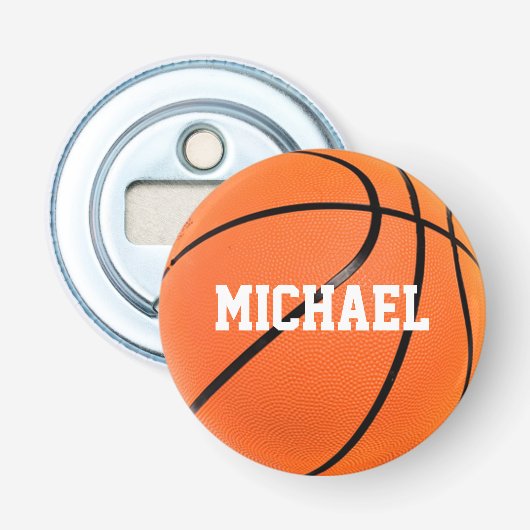 Décapsuleur Basket-ball Votre nom (Devant)