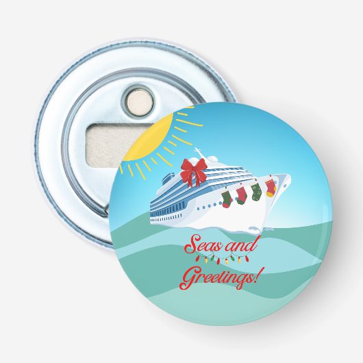 Décapsuleur Bateau de croisière festif (Devant)