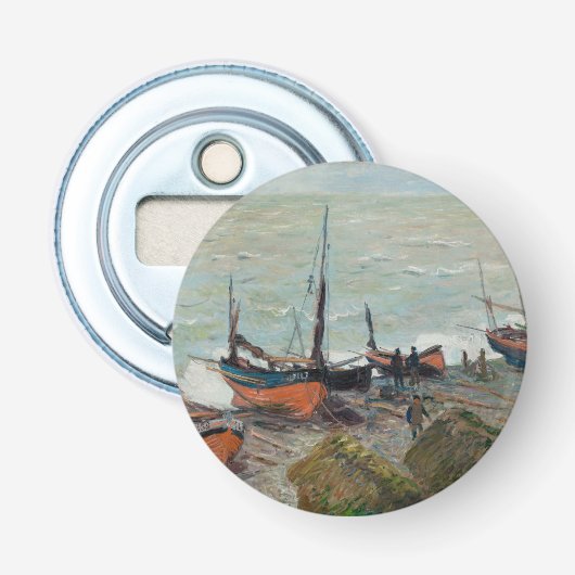Décapsuleur Bateaux de pêche Claude Monet vintages (Devant)