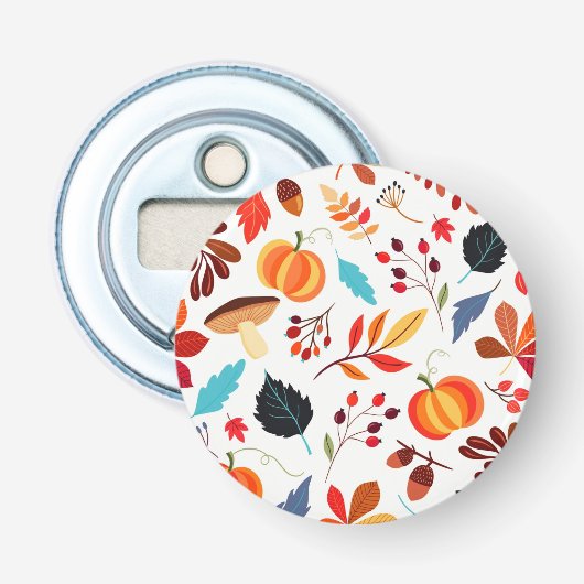Décapsuleur Beau Motif d'automne (Devant)