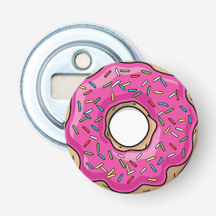 Décapsuleur Beignet arrosé par rose délicieux juteux