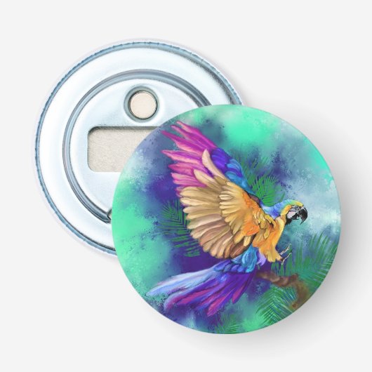 Décapsuleur Belle Bouteille de perroquet (Devant)