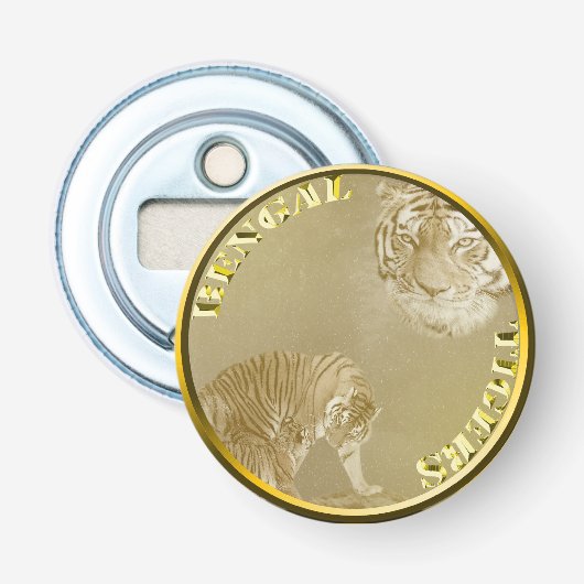 Décapsuleur Bengals Tigers Gold Coin, (Devant)