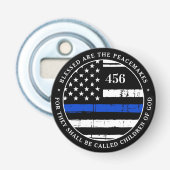 Décapsuleur Bénis Sont Les Peacemakers Police Personnalisée (Devant)