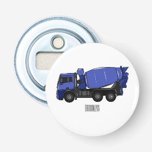 Décapsuleur Béton mélange camion de transport caricature