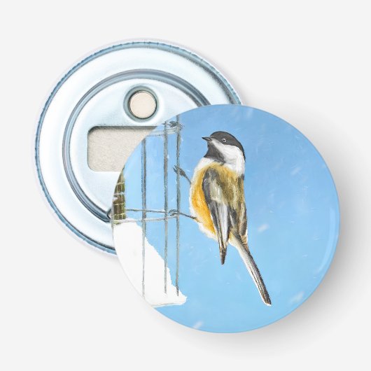 Décapsuleur Bickadee sur la peinture d'alimentation - Oiseaux  (Devant)