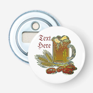 Décapsuleur Bière et bretzels oktoberfest pub bar