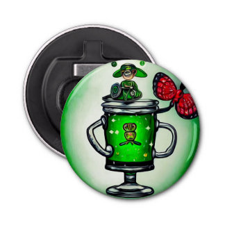 Décapsuleur Bière verte de la Saint-Patrick